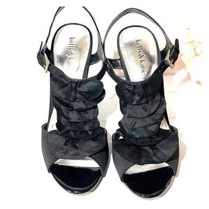 Kelly&katie Ruffle Front Heels.